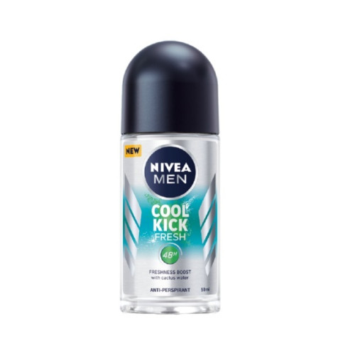 NIVEA R/ON 6X50ML MALE SHRINK C/KCK FRSH